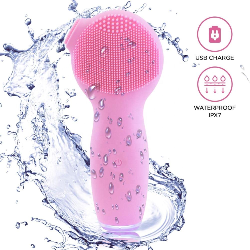 Silicone Waterproof Massage Cleansing Brush Facial