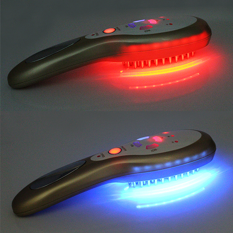 Electric scalp massager vibration,photon,positive nagative ion